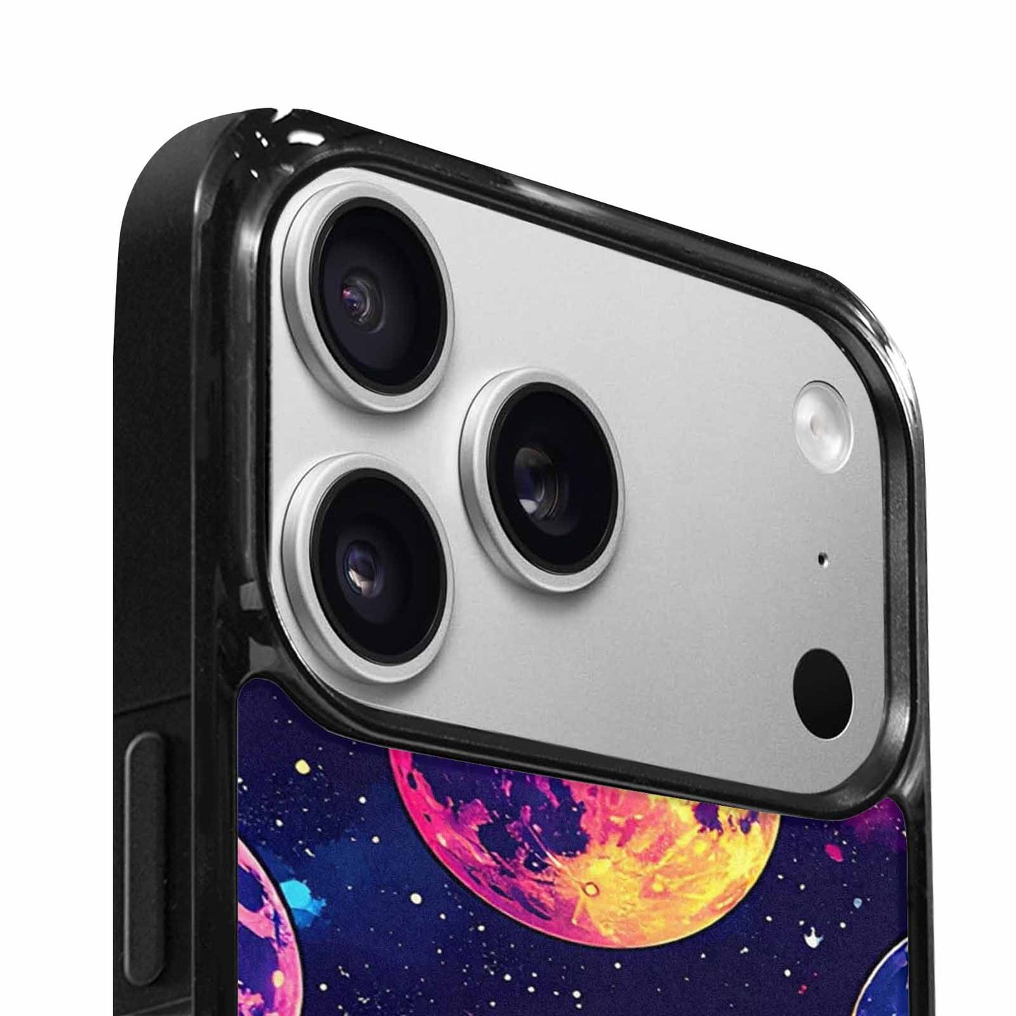 iPhone 17 Pro Max Case — Neon Winter Moon Cartoon Cute, Custom Designed Case Cover