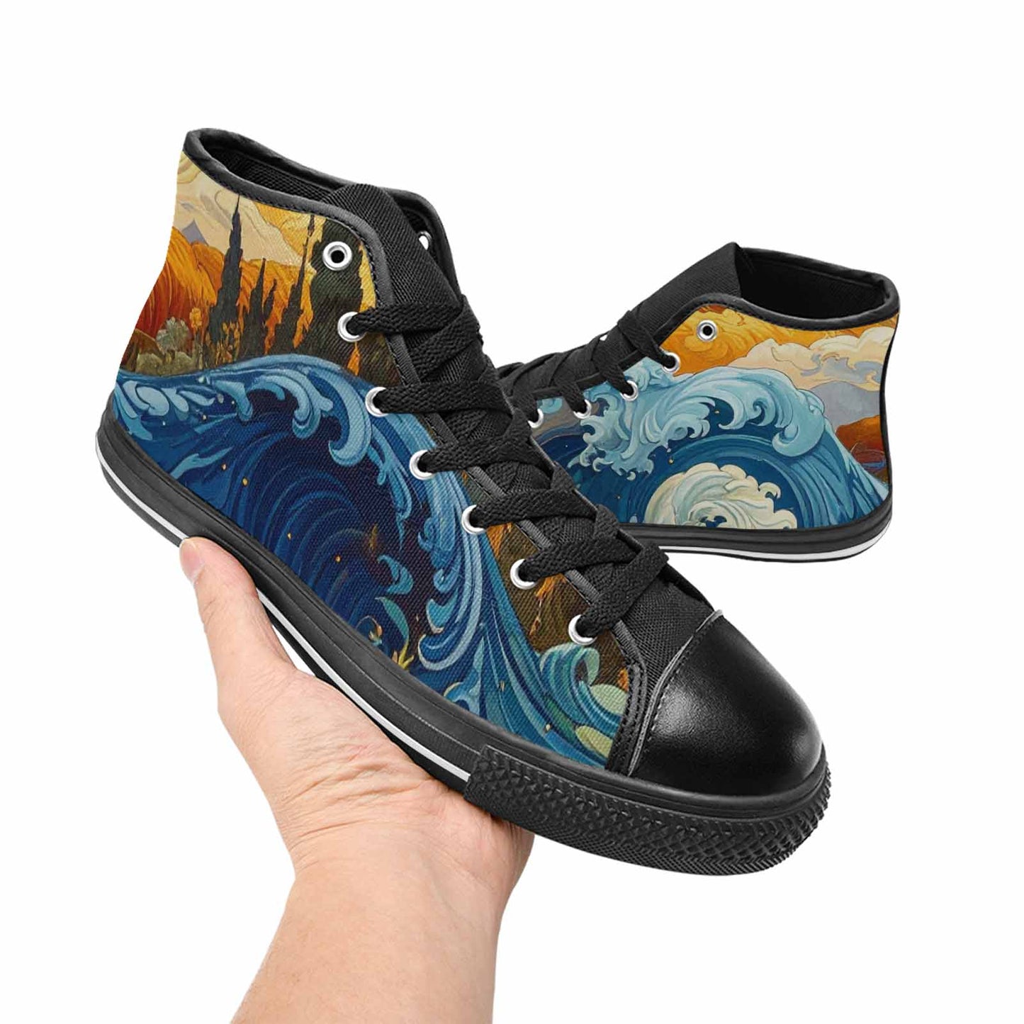 MEN'S Blend All Versions High Top Canvas Dark Academia Shoes