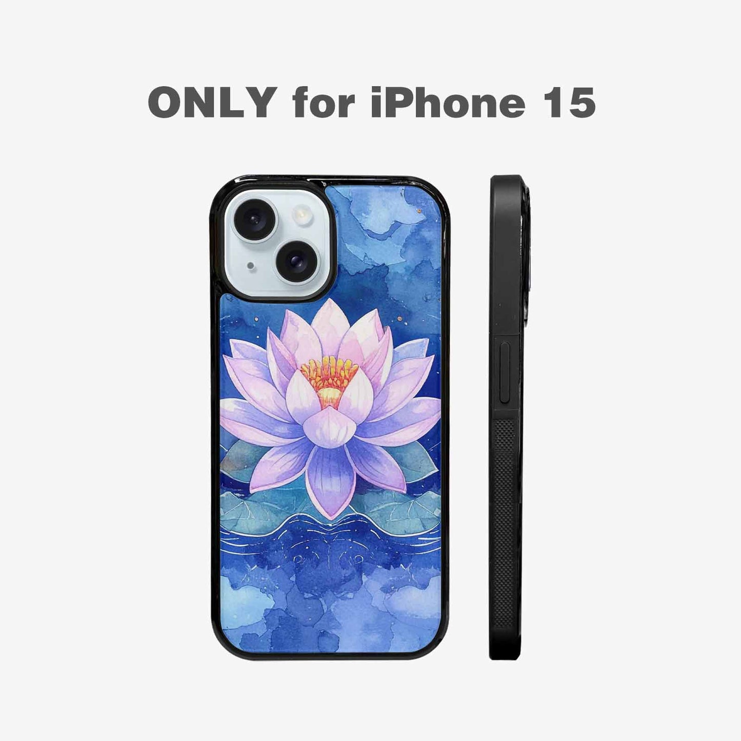 iPhone 15 Case — Water Lilies Impressionist, Original Design Phone Case
