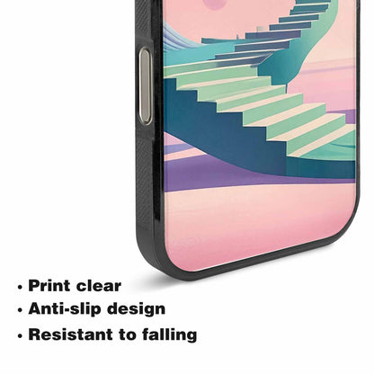 iPhone 15 Pro Max Case — 1930s European Surrealist Art Style Dreamlike, Custom Print Case Cover