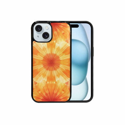 iPhone 15 Case — Ombre Tie Dye Sunset Custom, Personalized Phone Case