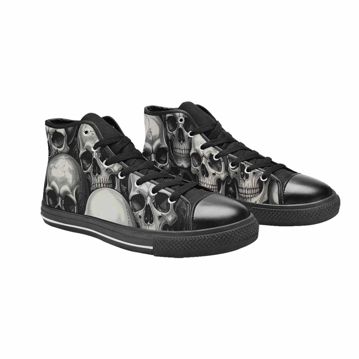 WOMEN'S Skulls - Classic High Top Canvas Vivid Shoes