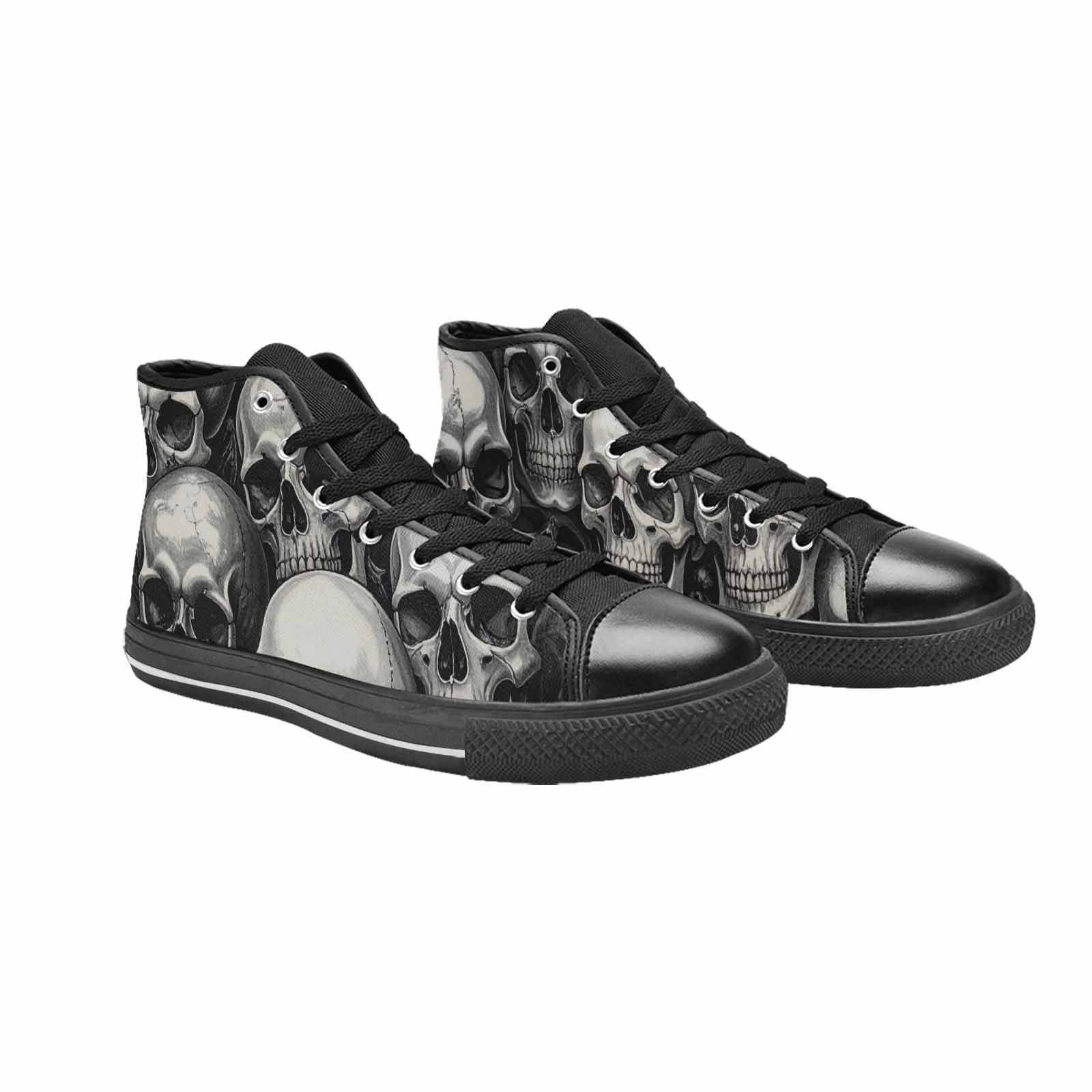 WOMEN'S Skulls - Classic High Top Canvas Vivid Shoes