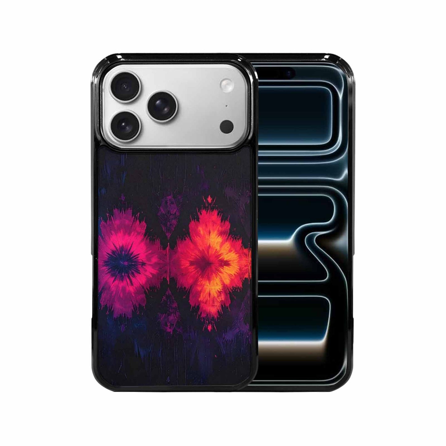 iPhone 17 Pro Max Case — Tie Dye Dark Tie Dye, Customized Protective Case