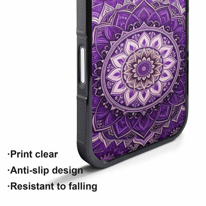 iPhone 17 Pro Max Case — Small Mandala Pattern, Randomly Floral, Unique Phone Case Design