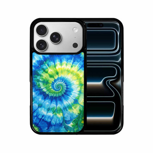 iPhone 17 Pro Case — Small Tie Dye Swirl Pattern Tie, Original Design Phone Case