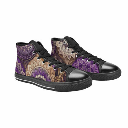 WOMEN'S Mandala High Top Canvas Dreamcore Custom Sneakers