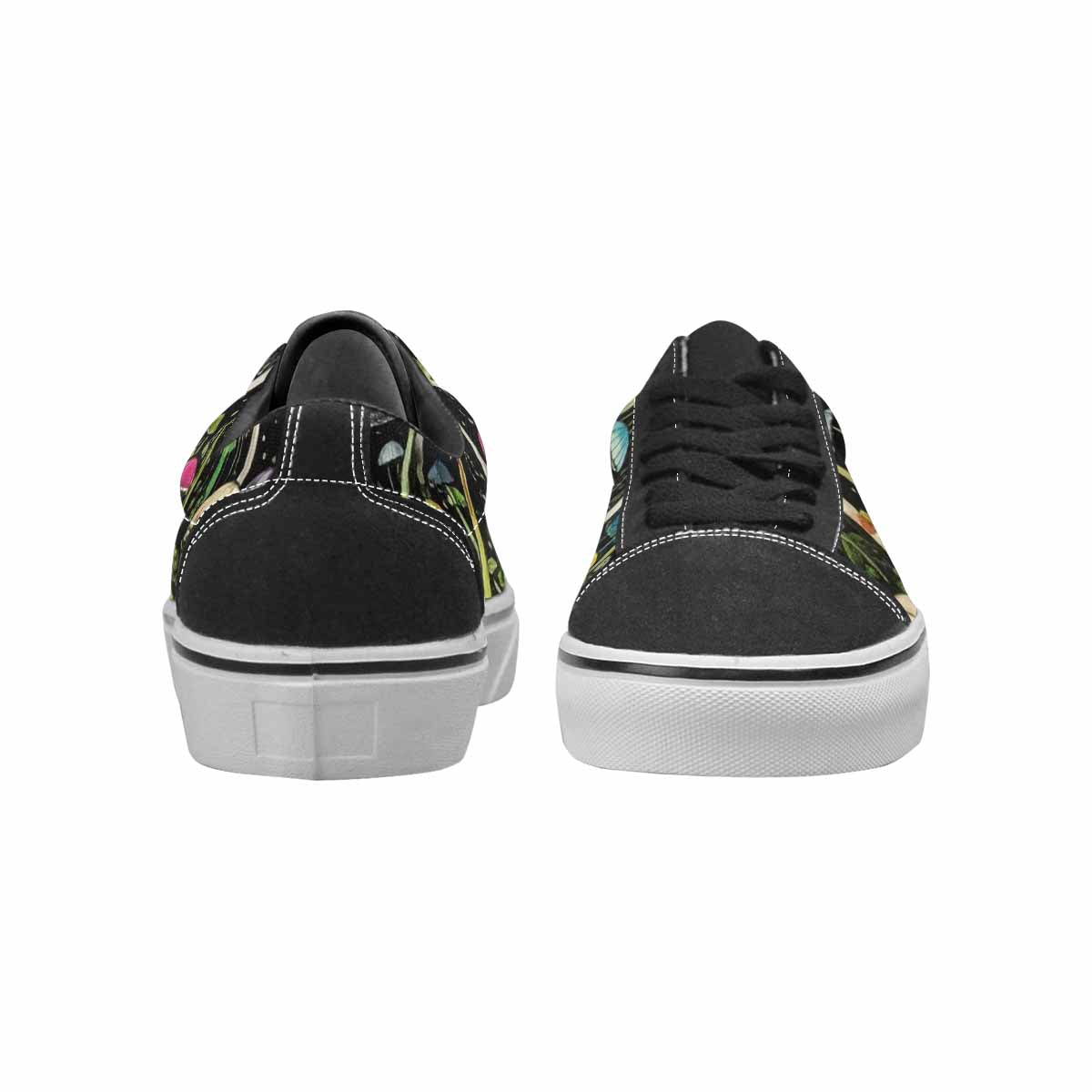 WOMEN'S Rainbow Drip Mushrooms Lace-Up Canvas Y2K Custom Shoes