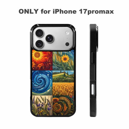 iPhone 17 Pro Max Case — Small Van Gogh Style Galaxy Space, Custom Designed Case Cover