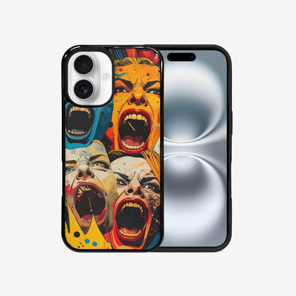 iPhone 16 Case — Comic Book Scream Comic Book Scream, Customized Protective Case