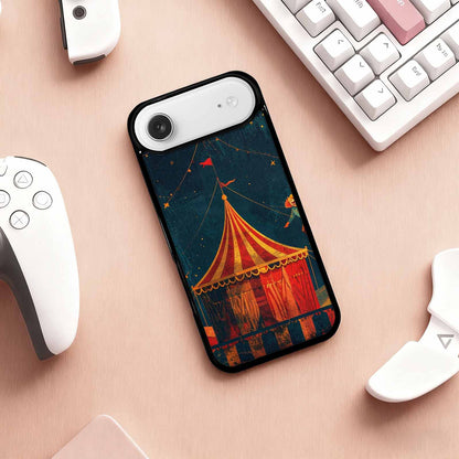 iPhone 17 Air Case — Vintage Circus Art Pattern Retro Vintage, Unique Phone Case Design