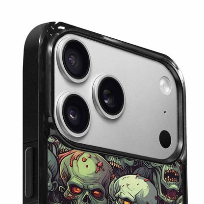 iPhone 17 Pro Case — Zombie Head Pattern Hundreds Of Gothic, Customized Protective Case