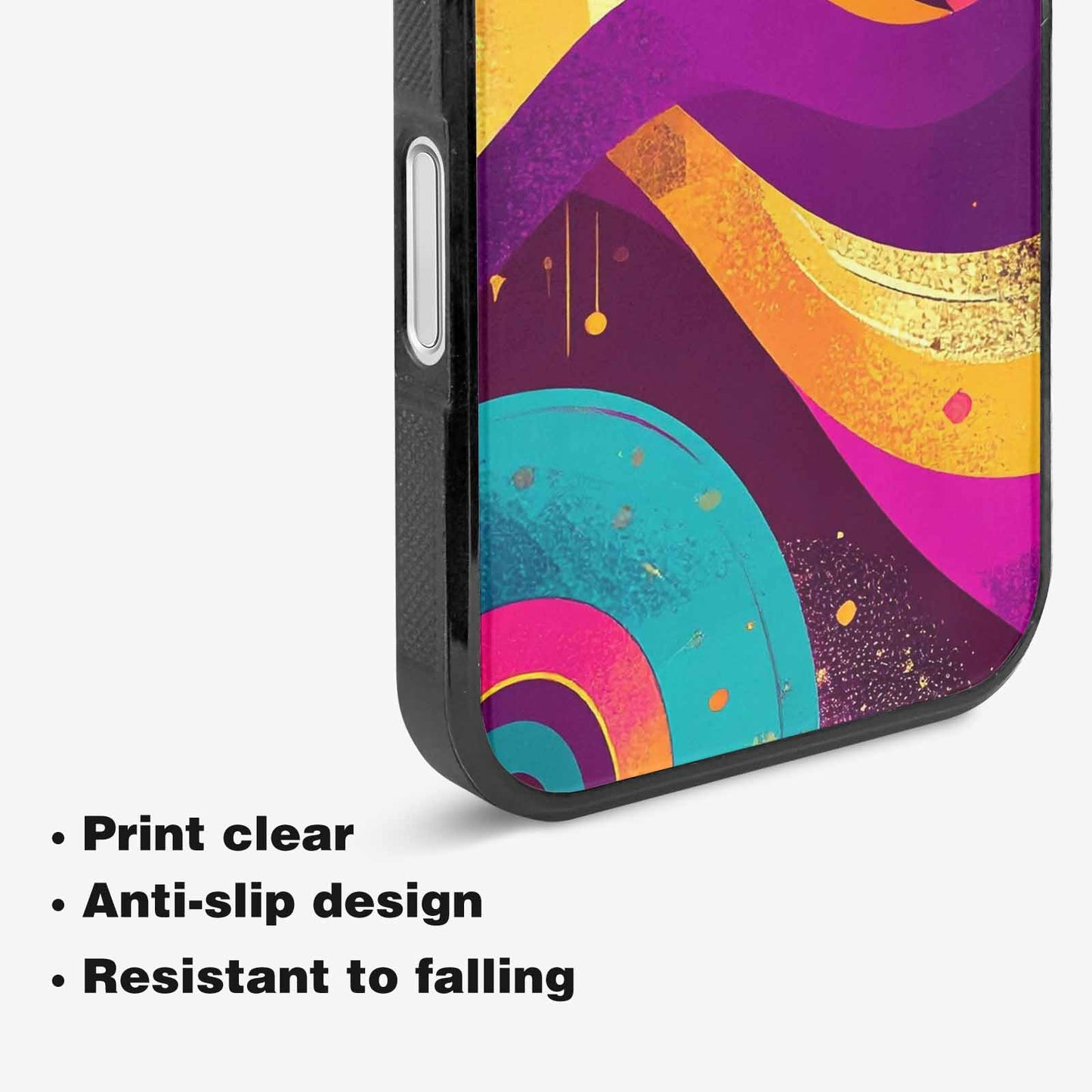 iPhone 16 Case — 1970s Disco Art Pattern, Custom Art Phone Cover