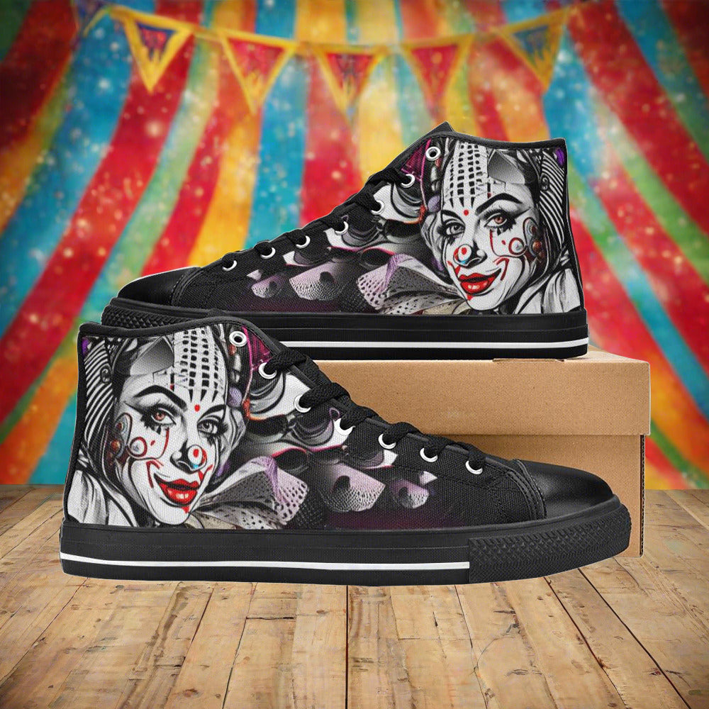 Chinese Dragon Red Gold Custom MEN Bold Art - Freaky Shoes | Custom Art Sneakers