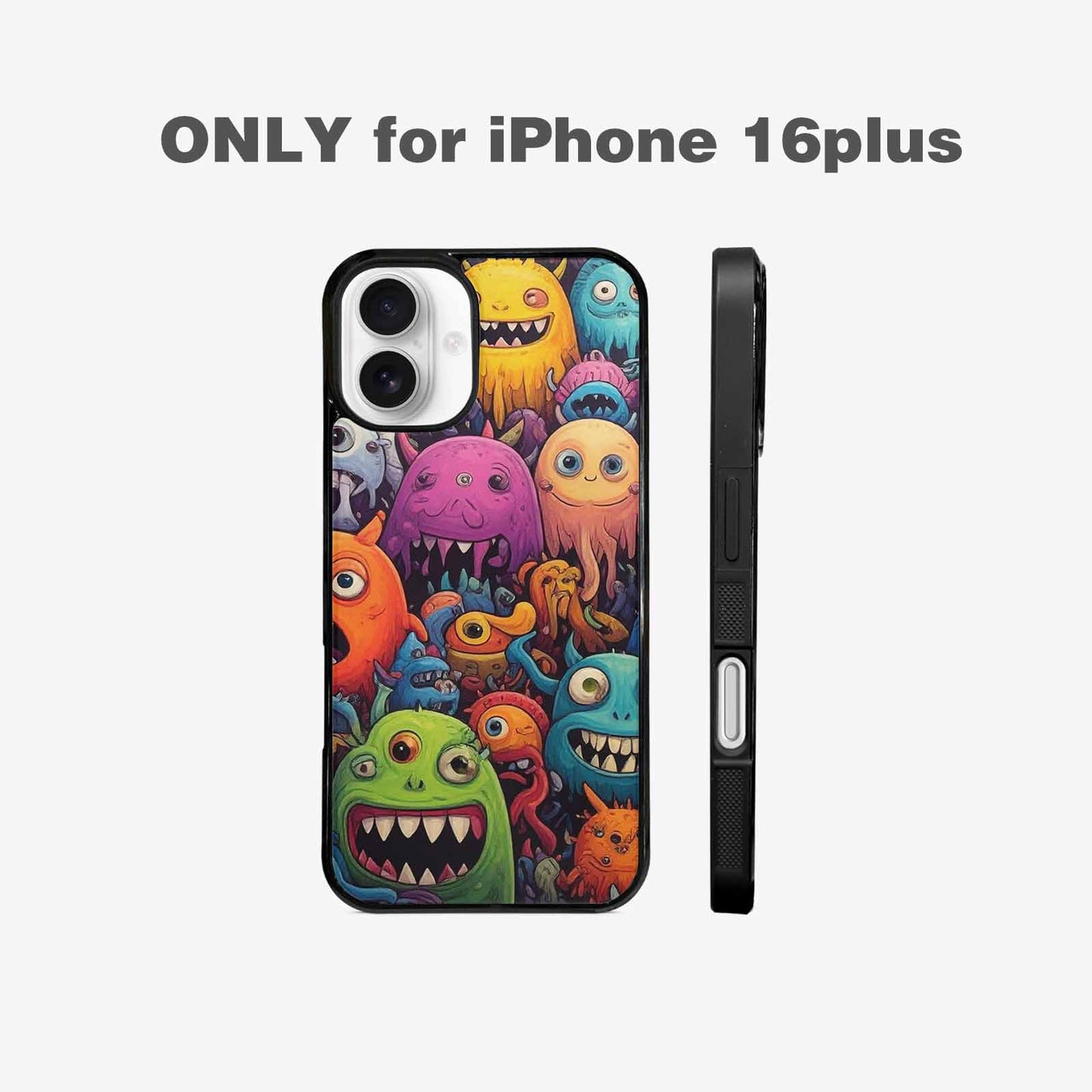 iPhone 16 Plus Case — Monsters General Cartoon Monst, Custom Made Phone Cover