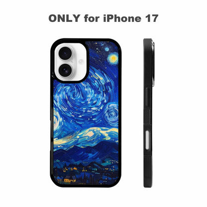 iPhone 17 Case — Starry Night Van Gogh Galaxy Space, Custom Designed Case Cover