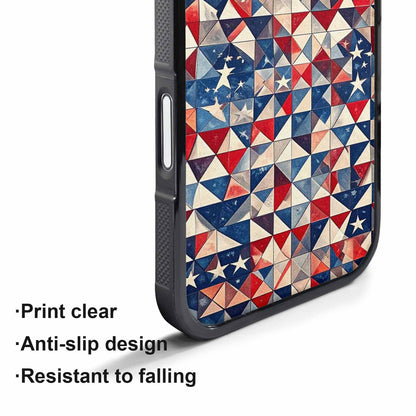 iPhone 17 Pro Max Case — Small American Flag Stars Galaxy Space, Custom Designed Case Cover