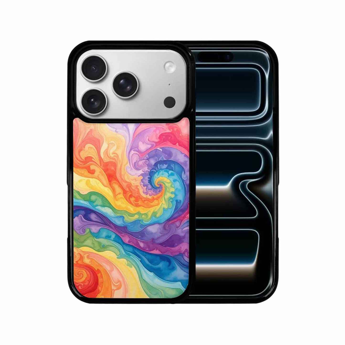 iPhone 17 Pro Case — Tie Dye Swirls Tie Dye Tie, Original Design Phone Case