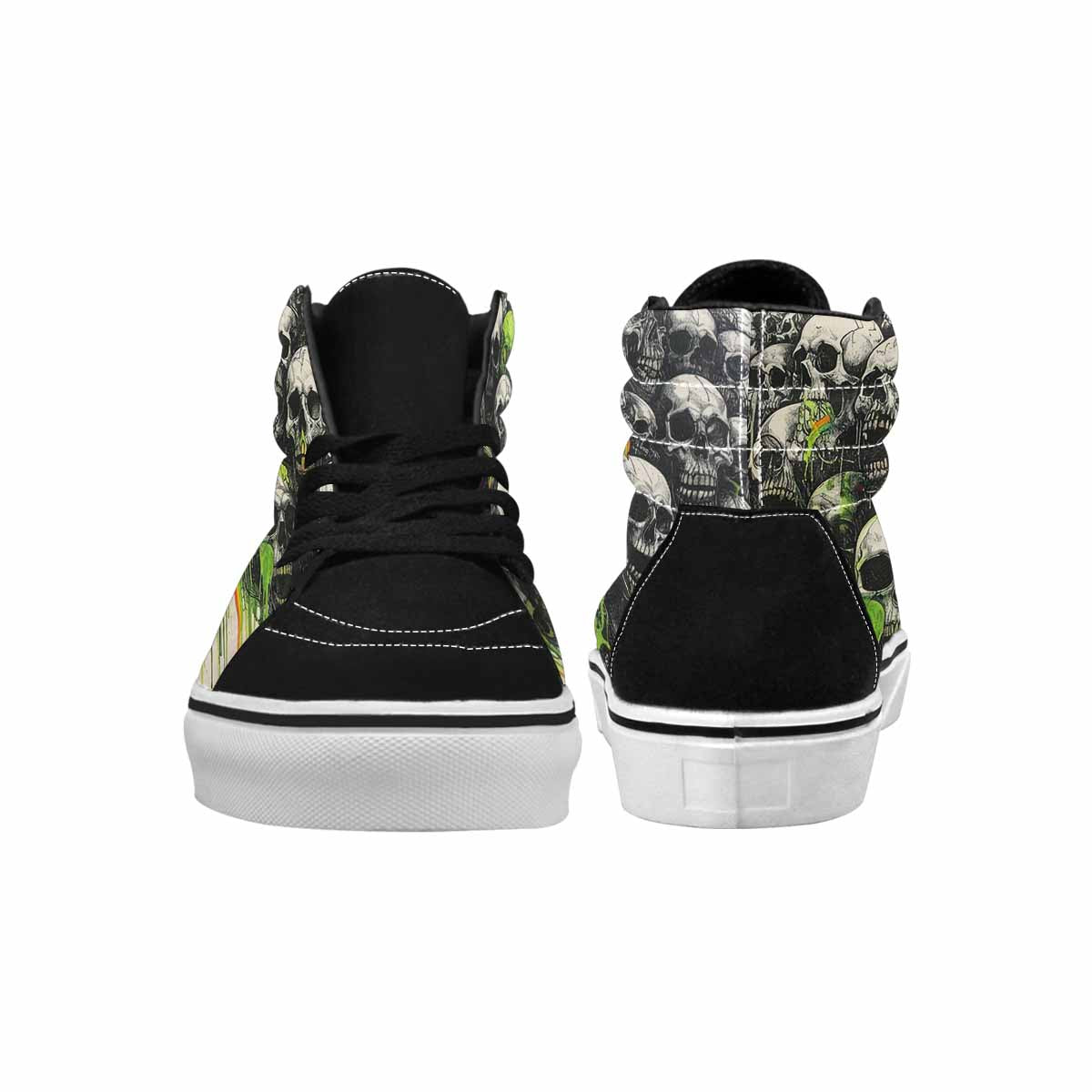 MEN'S Rainbow From Skull S High Top Canvas Y2K Custom Shoes
