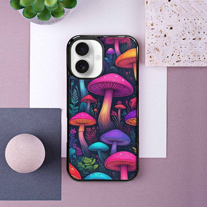 iPhone 16 Case — Psychedelic Mushroom, Customized Protective Case