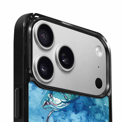 iPhone 17 Pro Max Case — Fishing Lure And Hook Watercolor Abstract, Original Design Phone Case