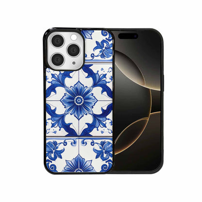 iPhone 15 Pro Max Case — Talavera Tile Floral Custom, Personalized Phone Case