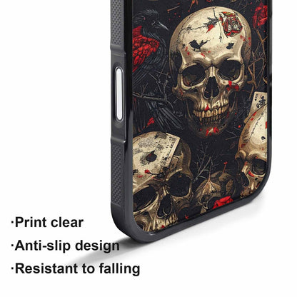 iPhone 17 Pro Max Case — Skull Dark Art Gothic Print Gothic, Custom Print Case Cover