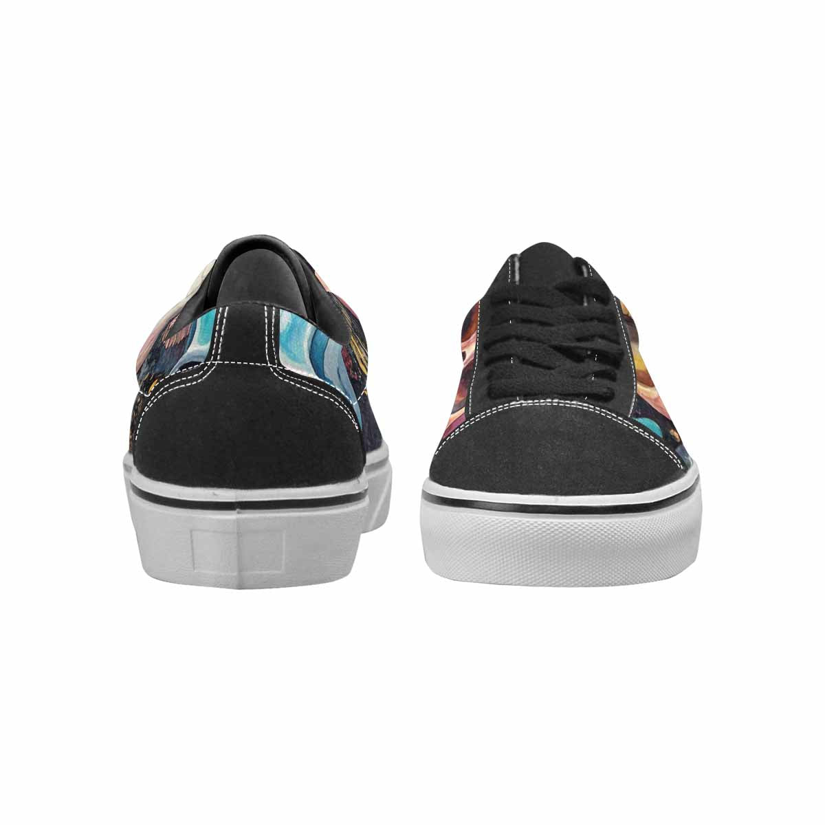 WOMEN'S Skulls  Marble Skulls Lace-Up Canvas Dreamcore Shoes