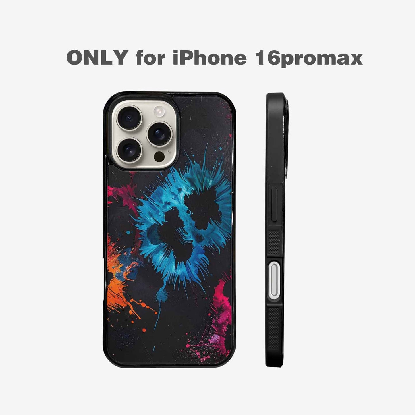 iPhone 16 Pro Max Case — Dark Animal Print, Custom Designed Case Cover