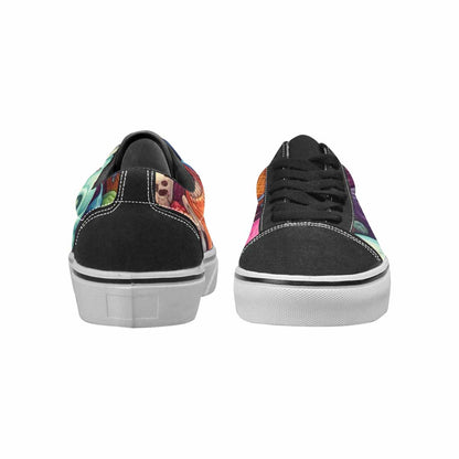 WOMEN'S Ice Cream Monsters  Lace-Up Canvas Surreal Shoes