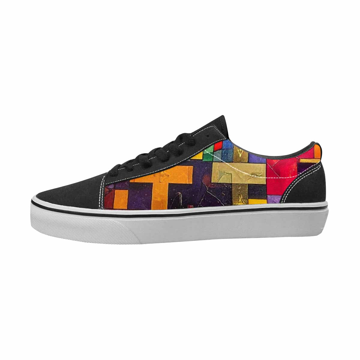 MEN'S Jesus Canvas Bold Print Surreal Custom Canvas Shoes