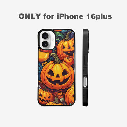 iPhone 16 Plus Case — Halloween Witches Ghouls, Unique Phone Case Design