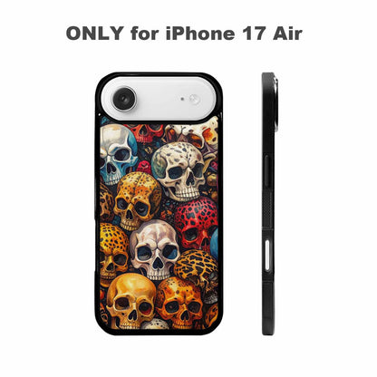iPhone 17 Air Case — Skulls Pattern Hundreds Of Sma Gothic, Original Design Phone Case
