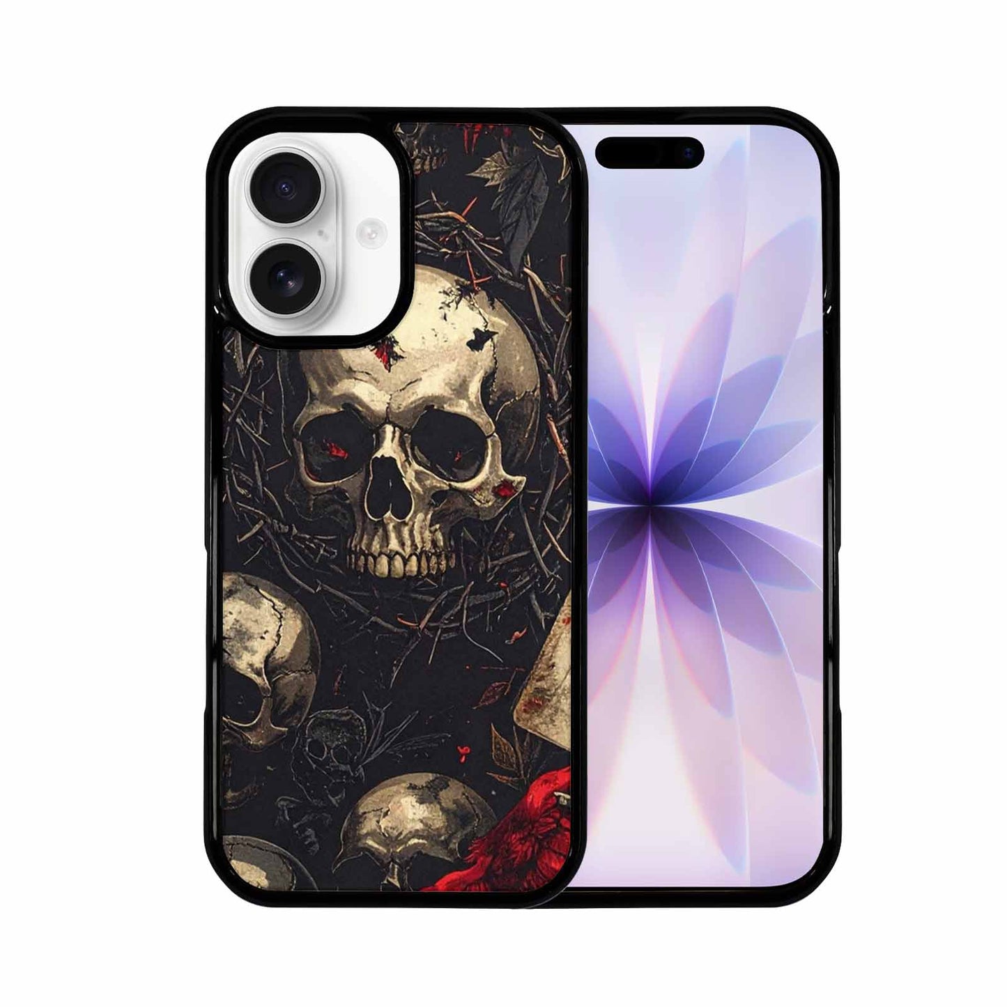 iPhone 17 Case — Skull Dark Art Gothic Print Gothic, Custom Designed Case Cover