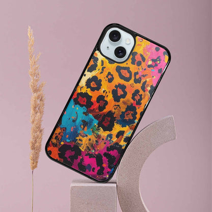 iPhone 15 Plus Case — Full Color Vibrant Animal Print Animal, Custom Made Phone Cover