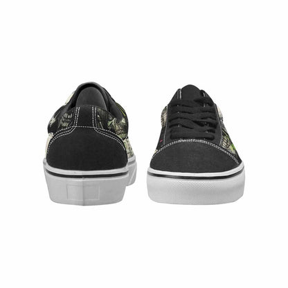 WOMEN'S Rainbow From Skull S Lace-Up Canvas Cottagecore Sneakers