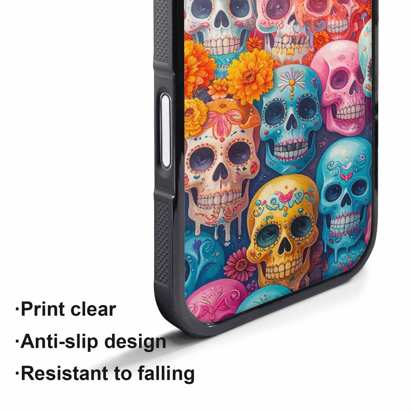 iPhone 17 Pro Case — Sugar Skullsmelting Sugar Skulls Gothic Skulls, Unique Phone Case Design