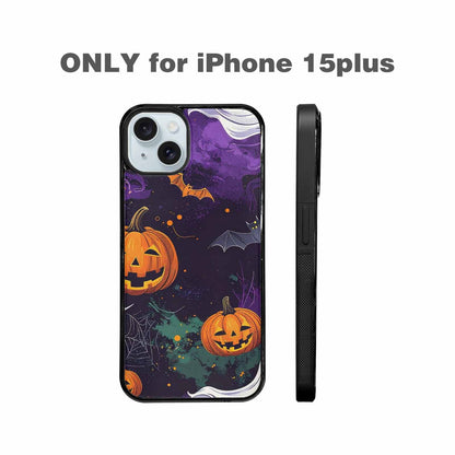 iPhone 15 Plus Case — Halloween Art Print Edge To Edge, Custom Print Case Cover