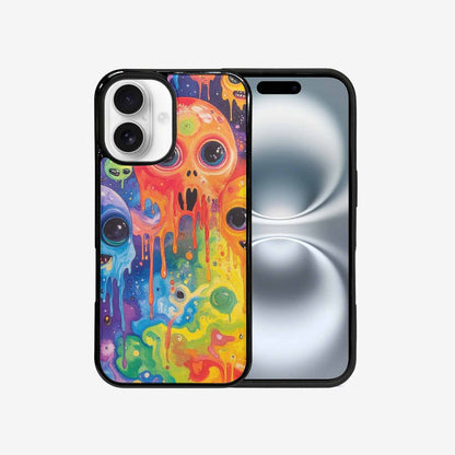 iPhone 16 Case — Aliens Tie Dyemelting Aliens P, Custom Designed Case Cover