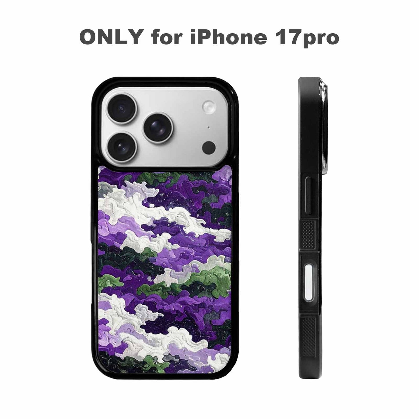 iPhone 17 Pro Case — Vivid Camo Genderqueer Pride Camo, Custom Phone Case