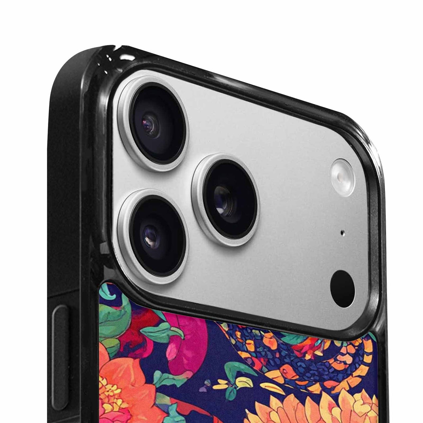 iPhone 17 Pro Max Case — Snakes Print Floral Seamless Floral, Unique Phone Case Design