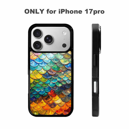 iPhone 17 Pro Case — Reptile Scale Full Color Vibrant Original, Custom Print Case Cover