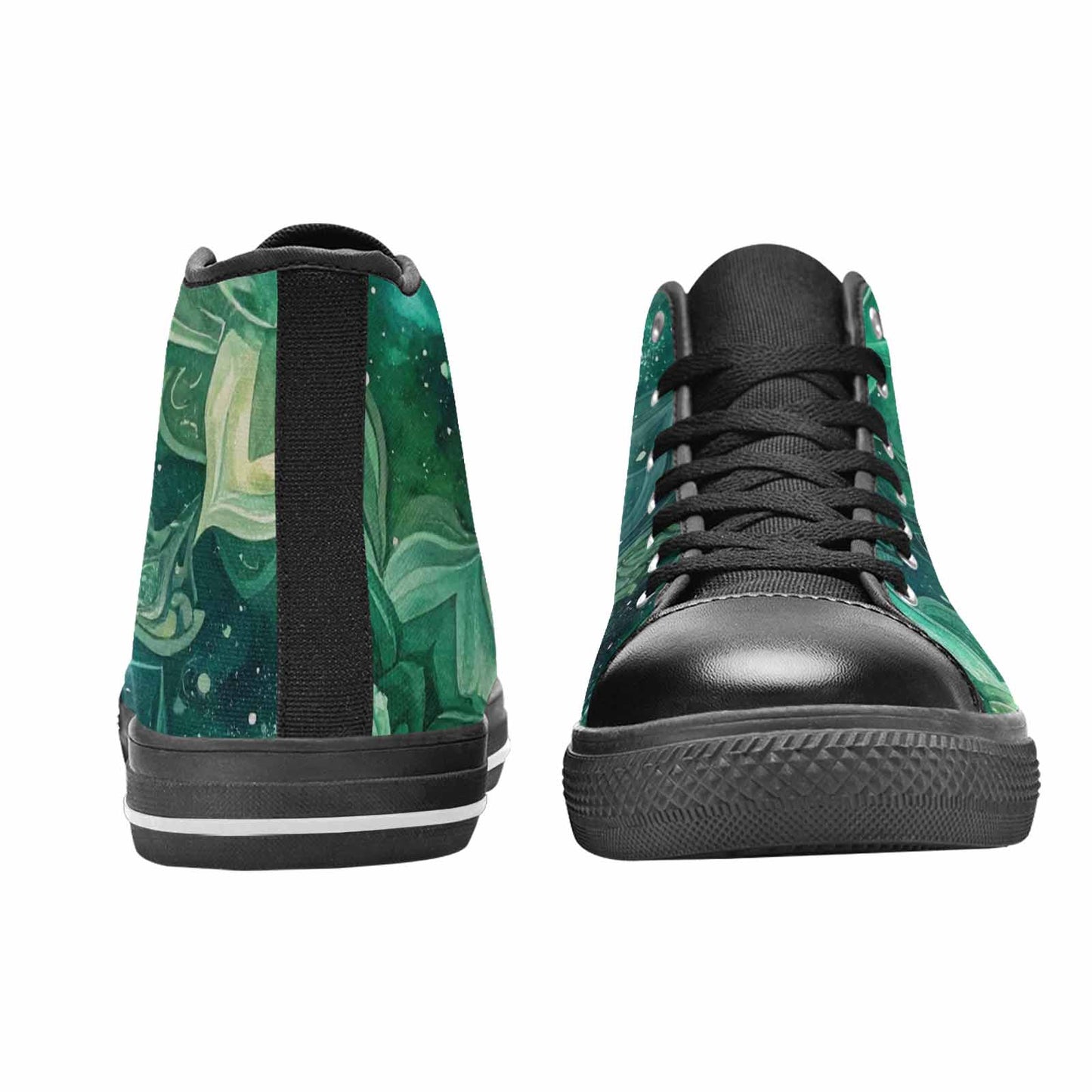 MEN'S Galaxy Art - High Top Canvas Grunge Shoes