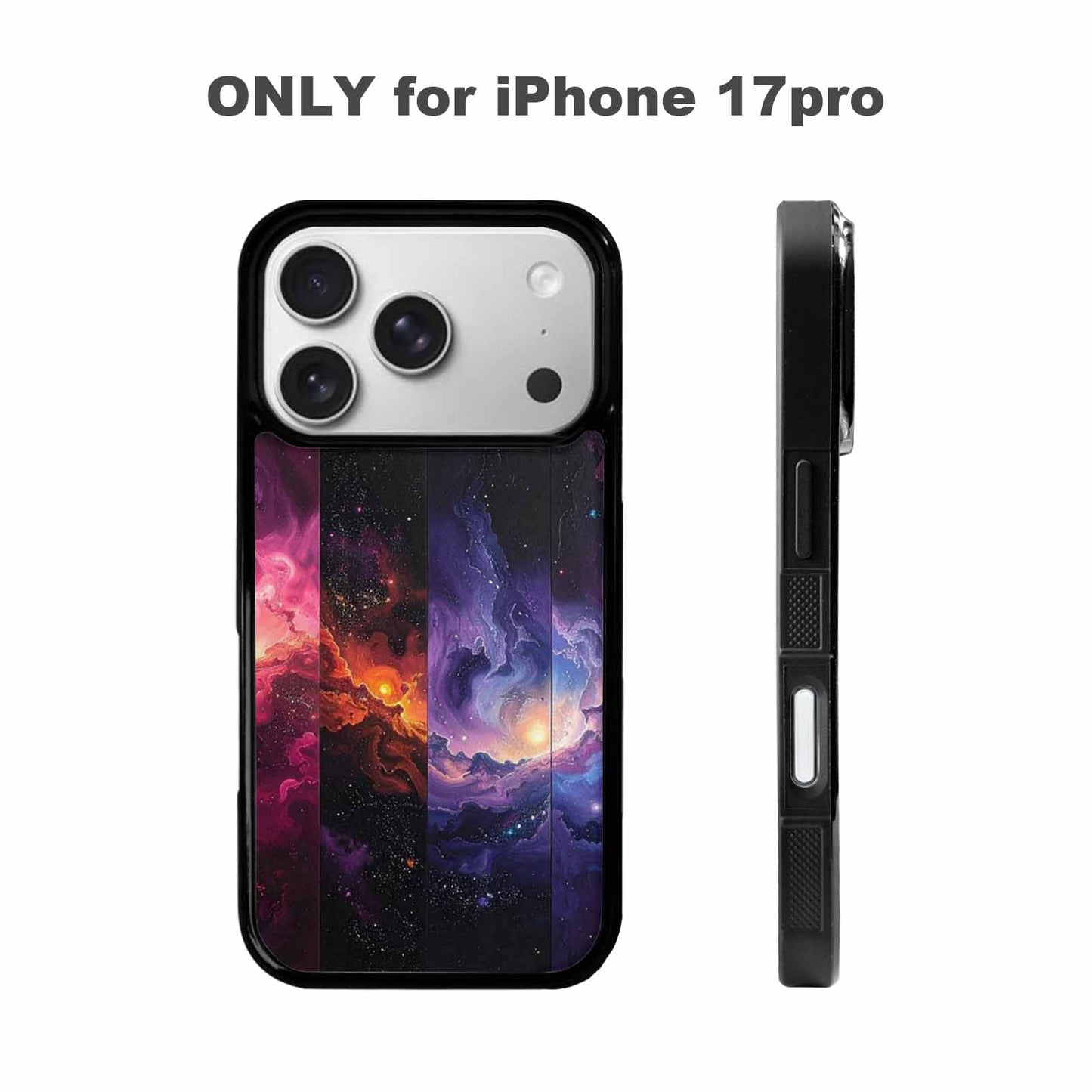 iPhone 17 Pro Case — Galaxy Cosmic Print Texture Wallpaper Galaxy, Custom Made Phone Cover