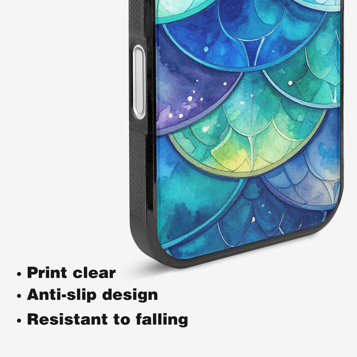 iPhone 16 Plus Case — Mermaid Scale, Custom Phone Case