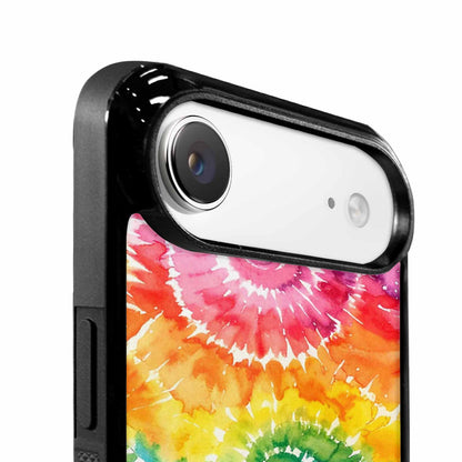 iPhone 17 Air Case — Tie Dye Spiral Rainbow Blended Tie, Unique Phone Case Design