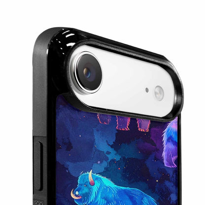 iPhone 17 Air Case — Watercolor Cryptid Folklore Yeti Watercolor Abstract, Custom Phone Case