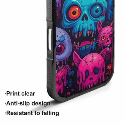 iPhone 17 Case — Mixed Toxic Glow Creature Cartoon Cute, Custom Made Phone Cover
