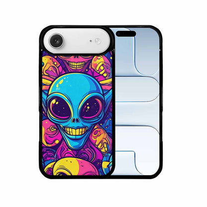 iPhone 17 Air Case — Alien Ufo Cartoon Art Pattern Alien, Custom Art Phone Cover