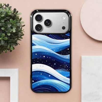 iPhone 17 Pro Max Case — Glossy Winter Wave Cartoon Cute, Original Design Phone Case